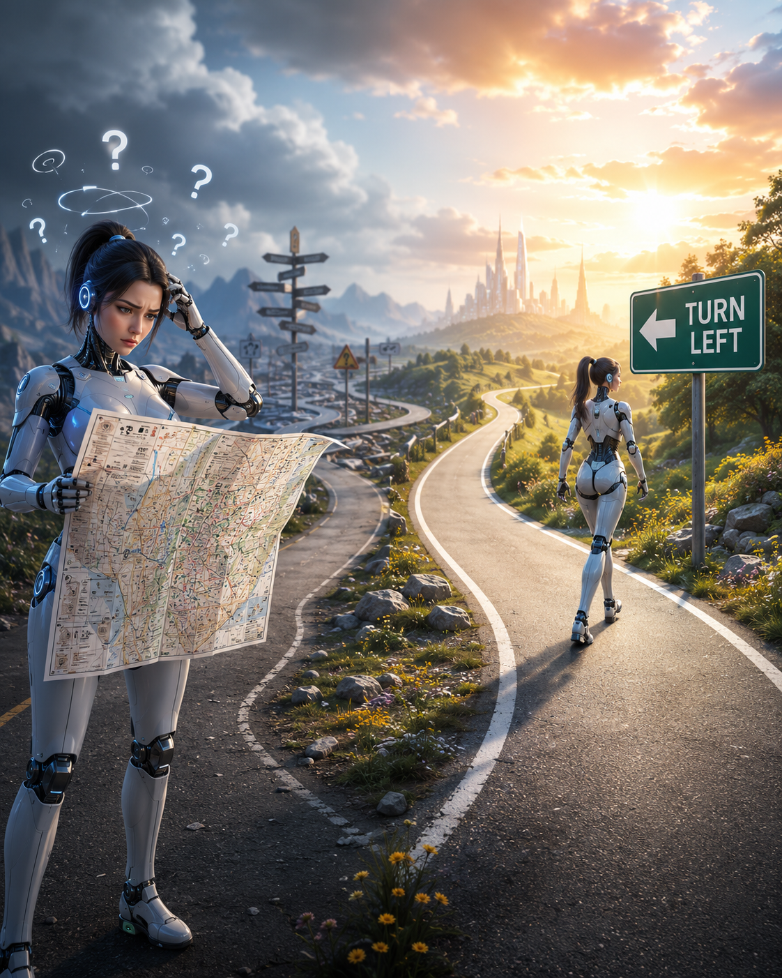 Signs, Not Directions: Compiling AI Policy into Visual Artifacts